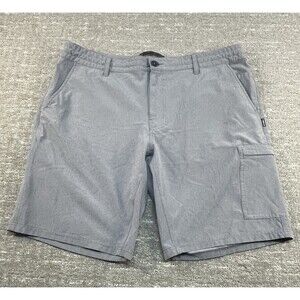 Men’s 38 O’neill Crossover Shorts Gray Striped